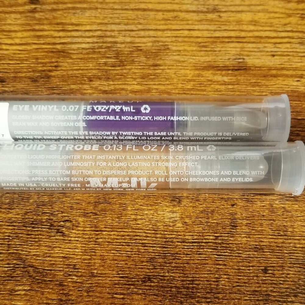 New Milk Makeup Eye Vinyl Valet Purple Glossy Eye Beam Liquid Strobe Highlight - Picture 4 of 7